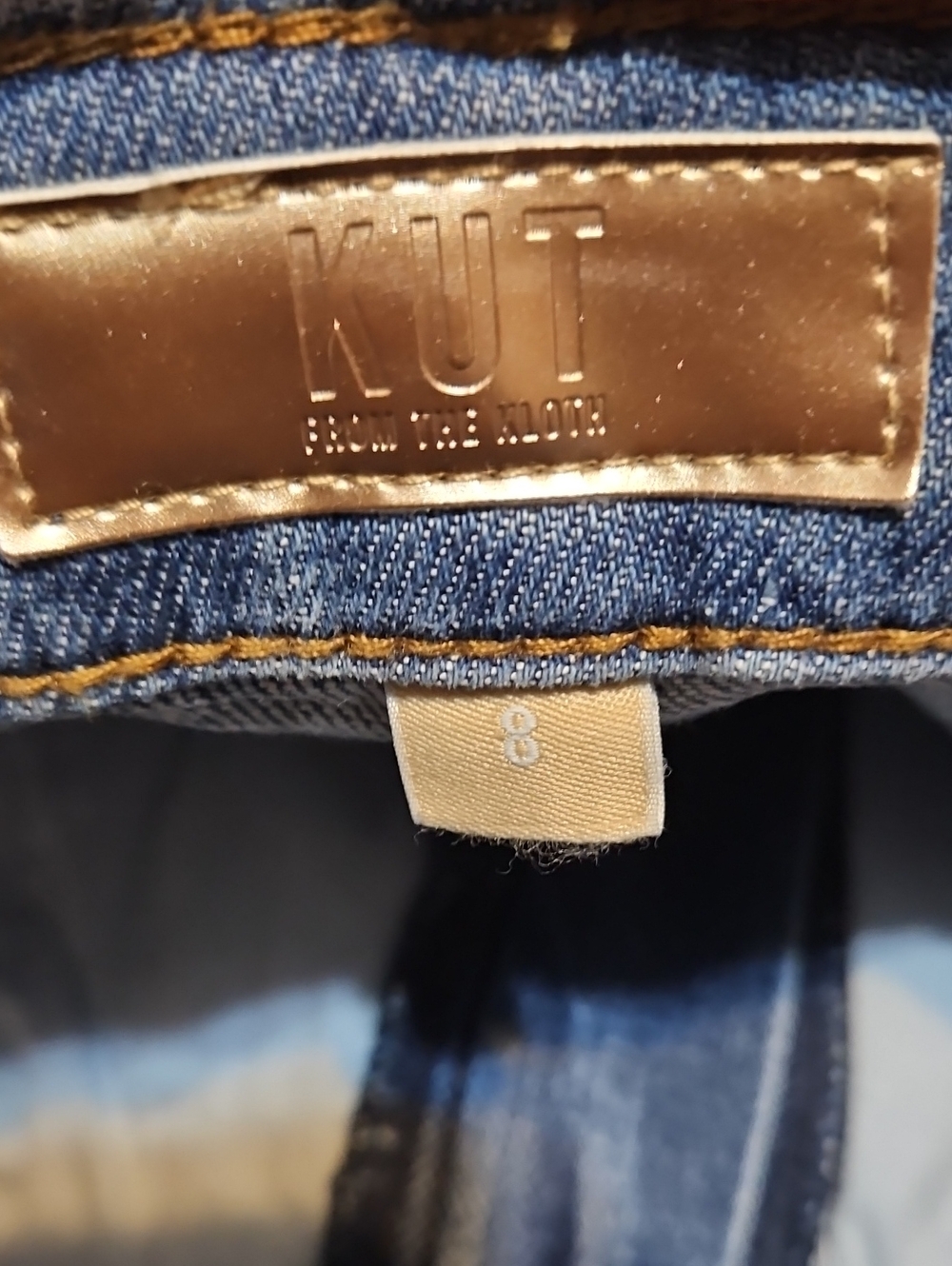 Kut From The Kloth High-Rise Blake Fab Ab Super Wide Leg Jeans-NWT - Picture 7 of 11